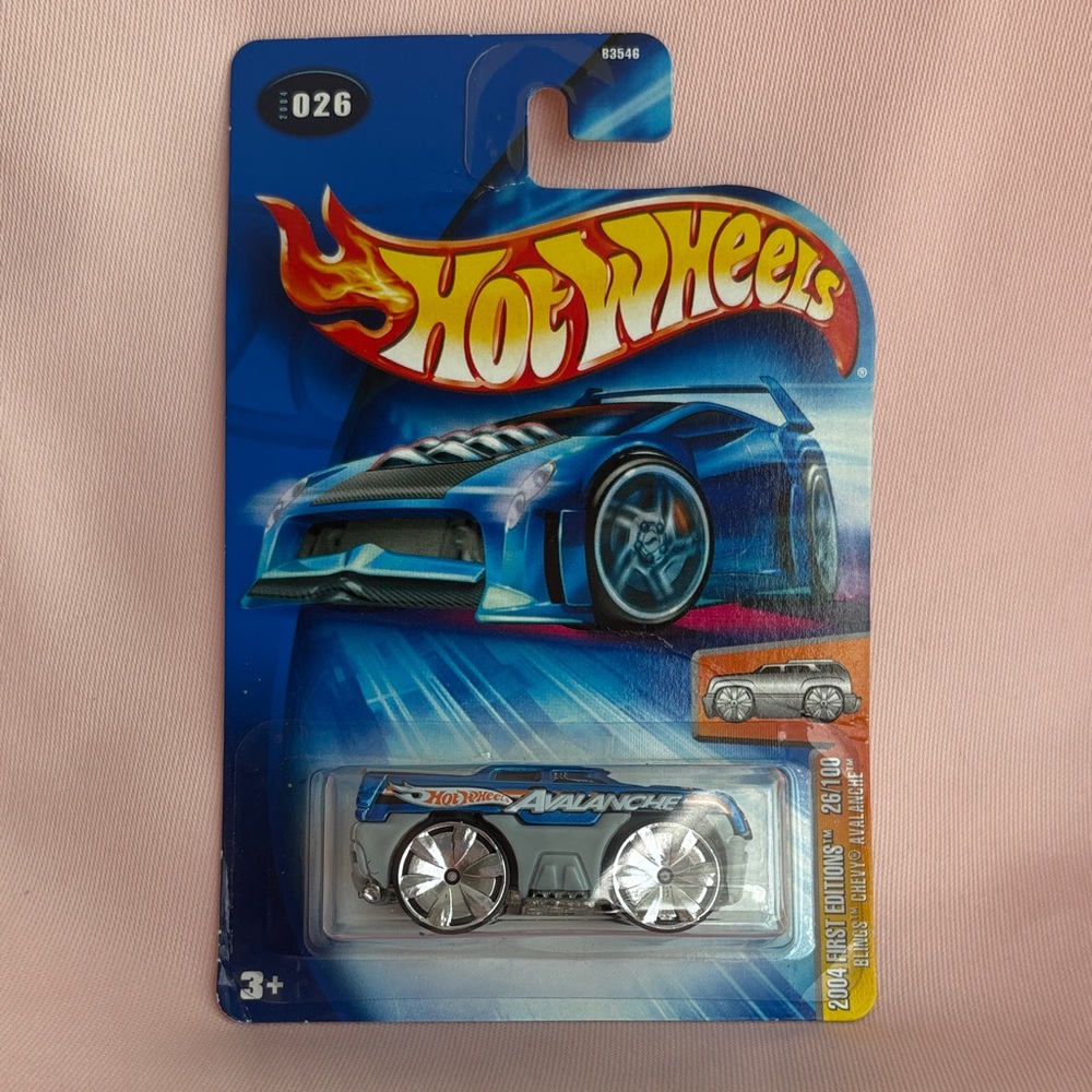 🟢 2004 #026 First Edition 26/100 Hot Wheels Avalanche Die-Cast Car Unisex